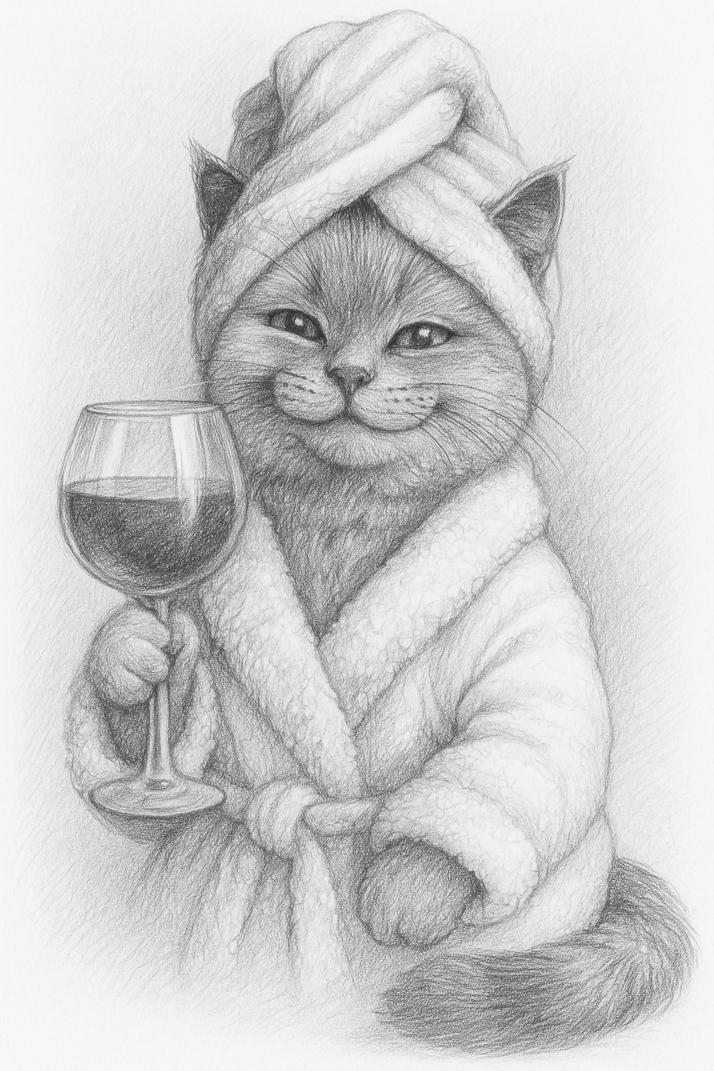 Pawse & Unwind – Relaxed Cat Portrait