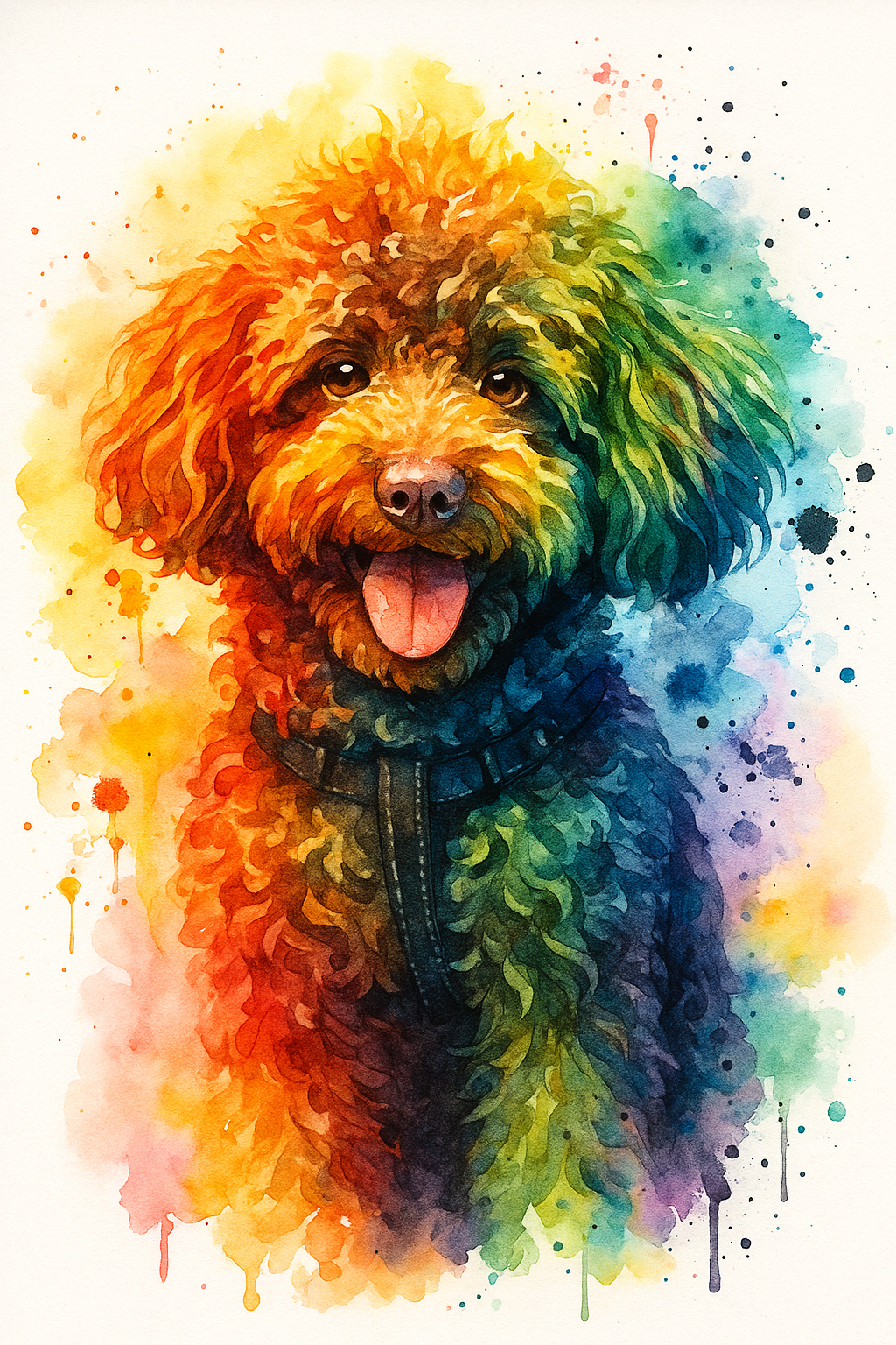 Custom Watercolour Pet Portrait