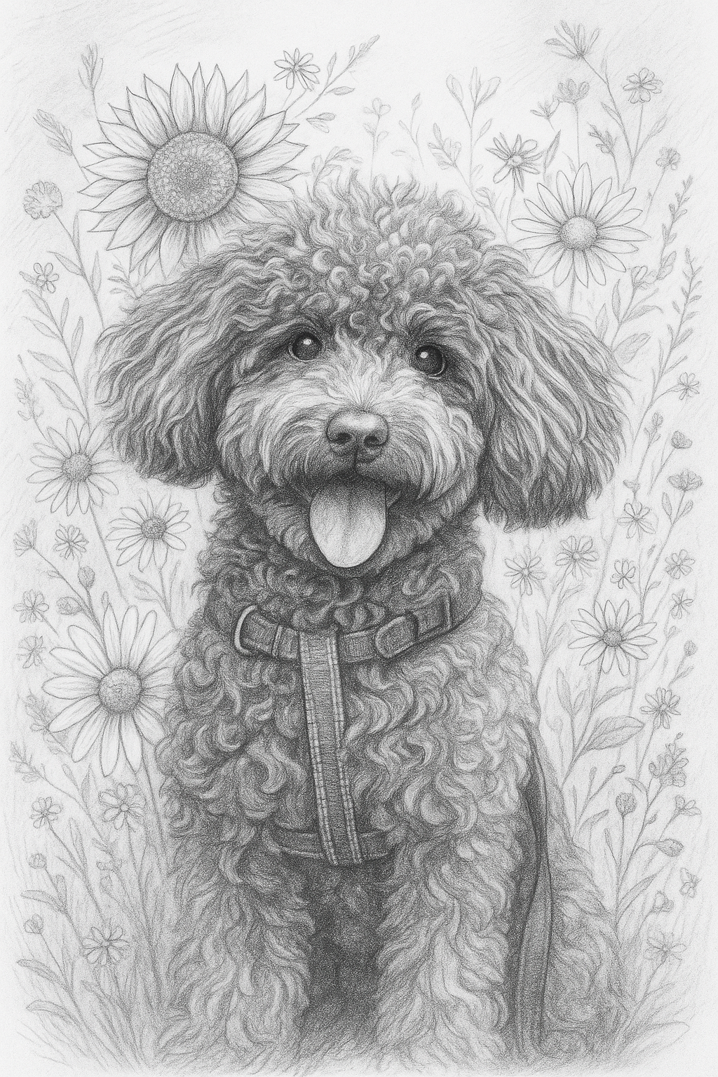 Summer Vibes Custom Pet Portrait