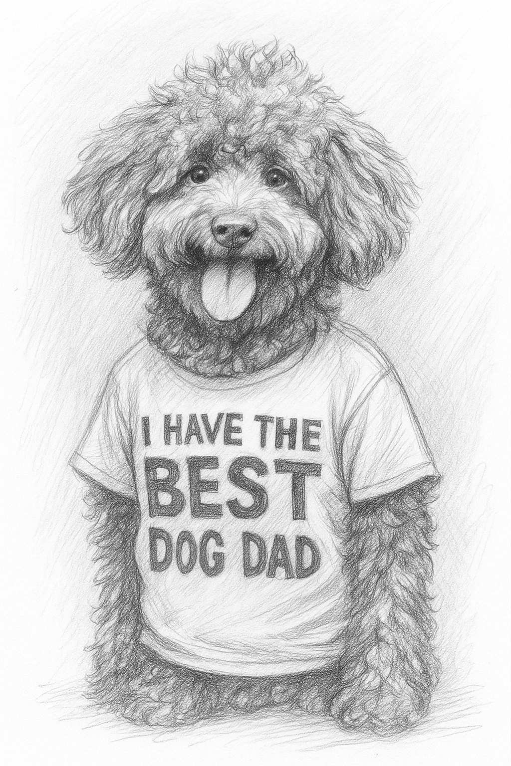 Best Dad Ever – Custom Pet Portrait Gift
