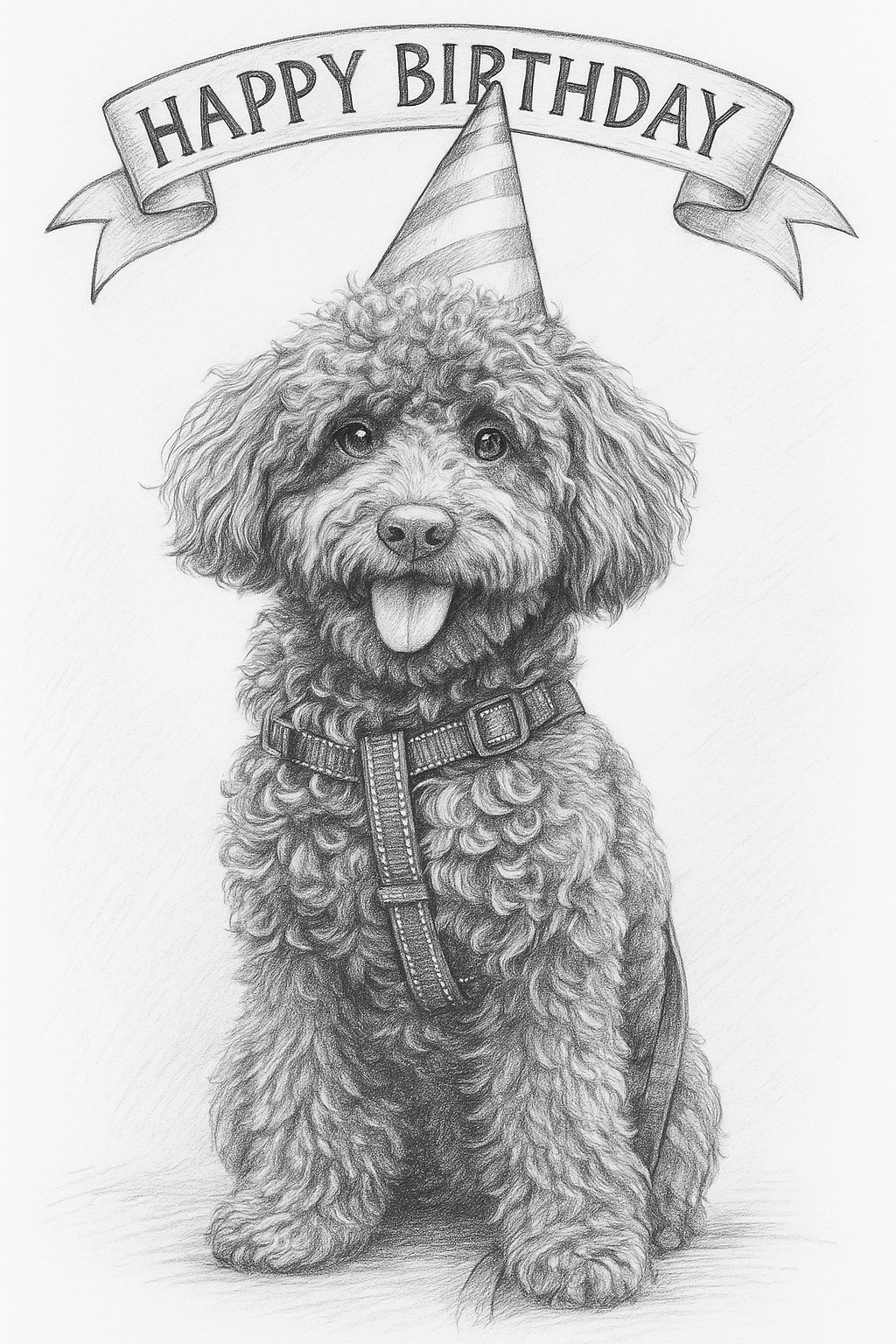 Birthday Celebration Pet Portrait